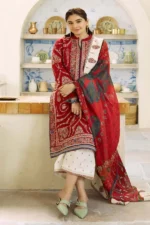 Coco By Zara Shahjahan - 3pcs Lawn  Emb With Diamond Printed Dupatta - 0513