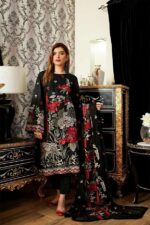 Bareeze - 3pcs Lawn Embroidered With  Chiffon Emb Dupatta - Anamta 2