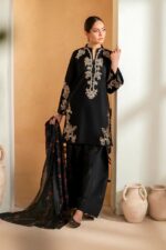 Iznik - 3pcs Lawn Embroidered With Indian Chiffon Printed Dupatta - 770