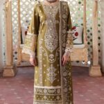 Jazmin - 3pcs Lawn Embroidered With Chiffon Emb Dupatta - 3100