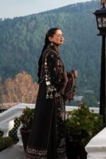 Hussain Rehar - 3pcs Lawn Embroidered With Diamond Print Tarkashi Dupatta - 218 - Image 6