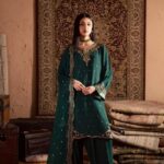 Batik - 3pcs Lawn Embroidered With Chiffon Emb Dupatta - 3340