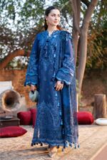 Zara Shahjahan - 3pcs Lawn Emb With Diamond Printed Dupatta- 51221