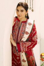 Coco By Zara Shahjahan - 3pcs Lawn  Emb With Diamond Printed Dupatta - 0513 - Image 2
