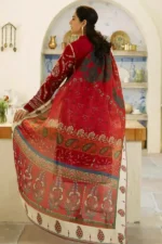 Coco By Zara Shahjahan - 3pcs Lawn  Emb With Diamond Printed Dupatta - 0513 - Image 5