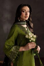 Asim Jofa 3pcs Lawn Emb With Ready To Wear Chiffon Emb Dupatta - 3119 - Image 3
