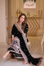 Aneela’s Festive Elegance – 3Pcs Fancy Lawn with Ready to Wear Chiffon Dupatta - Image 4
