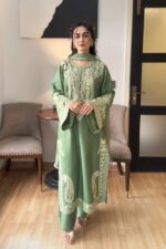 Maryam N Maria - Luxury Lawn Emb With Ready To Wear Chiffon Dupatta - 7306