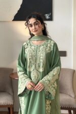 Maryam N Maria - Luxury Lawn Emb With Ready To Wear Chiffon Dupatta - 7306 - Image 2