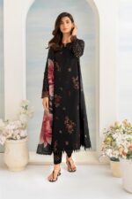 Iznik - 3pcs Lawn Embroidered With Silk Printed Dupatta - 0549