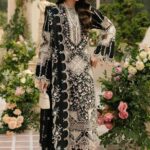 Bin ilyas - 3pcs Lawn Emb With Ready To Wear Chiffon Emb Dupatta - 4050
