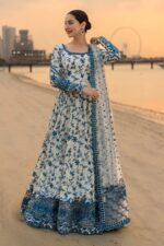 Faiza Saqlain - 3pcs Lawn Emb With Emb Chiffon Dupatta - 3412