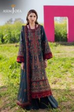 Asim Jofa - 3pcs Lawn Emb With Chiffon Emb Dupatta - 51211 - Image 2