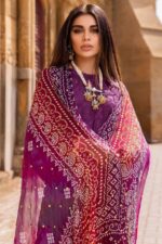Nureh - 3pcs Chicken Kari Lawn Emb With Diamond Printed Dupatta - 939 - Image 6