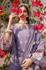 Parishay - 3pcs Chicken Kari Lawn Emb With Chiffon Emb Dupatta - 6258 - Image 2