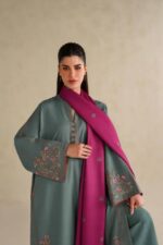 Iznik - 3pcs Lawn Embroidered With Diamond Printed Dupatta - 943 - Image 2