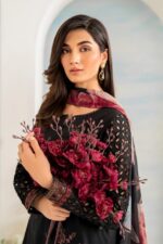 Iznik - 3pcs Lawn Embroidered With Silk Printed Dupatta - 0549 - Image 4