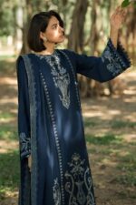Asim Jofa - 3pcs Lawn Embroidered With Chiffon Emb Dupatta - 3319 - Image 3
