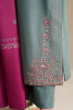 Iznik - 3pcs Lawn Embroidered With Diamond Printed Dupatta - 943 - Image 3
