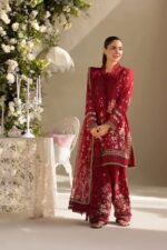 Sobia Nazir - 3pcs Lawn Embroidered With Khaadi Net Emb Dupatta - 3101 - Image 3