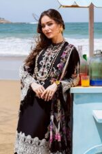 Sahane 3pcs Lawn Embroidered With Diamond Printed Dupatta - 51201 - Image 3