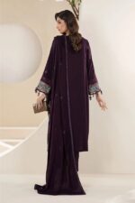 Maria B 3pcs Lawn Embroidered With Chiffon Emb Dupatta - 7315 - Image 5