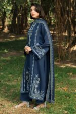 Asim Jofa - 3pcs Lawn Embroidered With Chiffon Emb Dupatta - 3319 - Image 5