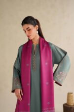 Iznik - 3pcs Lawn Embroidered With Diamond Printed Dupatta - 943 - Image 5