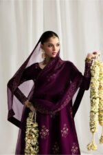 Batik - 3pcs Lawn Embroidered With Chiffon Emb Dupatta - 780 - Image 5
