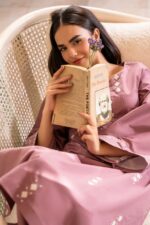 Izel - 2pcs Lawn Embroidered With Emb Trouser - 782 - Image 6