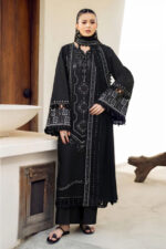 Naqosh – 3pcs Lawn Emb With Chiffon Emb Dupatta – 3096