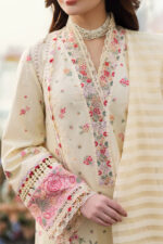 Qalamkar - 3Pcs Emb Lawn - 4400 - Image 2