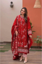 Aneela's - 3pcs Lawn Emb - 7361 - Image 2