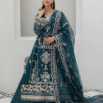 Mahira Imran – 3pcs Dhanak Emb With Dhanak Emb Shawl – 3567