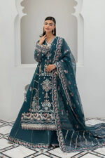 Mahira Imran – 3pcs Dhanak Emb With Dhanak Emb Shawl – 3567