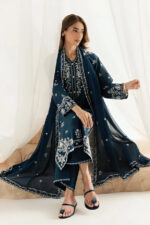Batik – 3pcs Dhanak Emb With Dhanak Emb Shawl – 3532 - Image 2