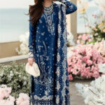 Qalamkar – 3pcs Luxury Emb Dhanak With Dhanak Emb Shawl – 1272
