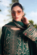 Maria B – 3pcs Dhanak Embroidered With Dhanak Emb Shawl – 837 - Image 3