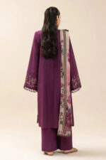 Beechtree – 3pcs Dhanak Embroidered With Wool Printed Shawl – 840 - Image 3