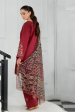 Batik – 3pcs Dhanak Emb With Whool Printed Shawl – 724 - Image 3