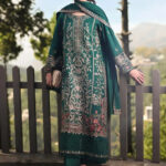 Maria B – 3pcs Dhanak Embroidered With Dhanak Emb Shawl – 837