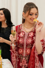Mahnur – 3pcs Chicken Kari Dhanak With Ready To Wear Dhanak Shawl – 849 - Image 6