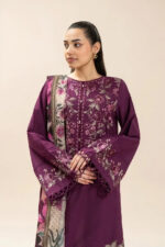 Beechtree – 3pcs Dhanak Embroidered With Wool Printed Shawl – 840 - Image 2