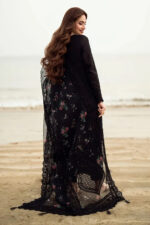 Nureh – 3pcs Dhanak Embroidered With Printed Wool Shawl – 606 - Image 3