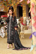 Aneela’s – 3pcs Dhanak Embroidered With Dhanak Emb Shawl – 5122 - Image 2