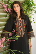 Zarqash – 3pcs Dhanak Emb With Dhanak Emb Shawl – 3527 - Image 3